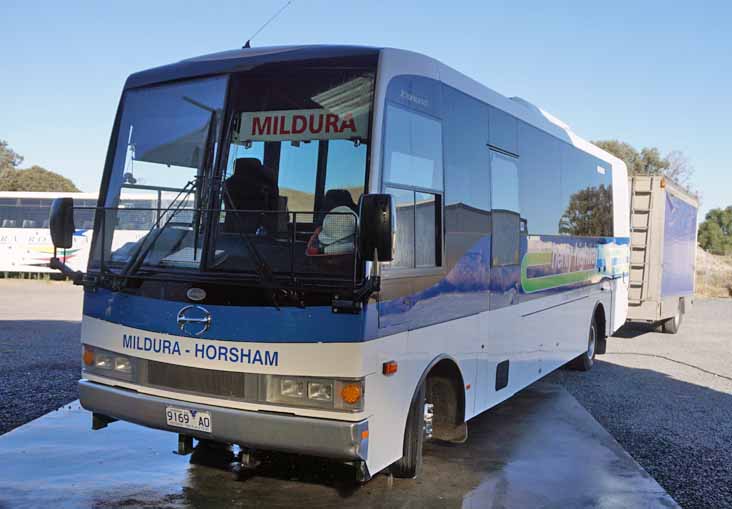 Horsham Wimmera Hino FD240 Express 9169AO Henty Highway